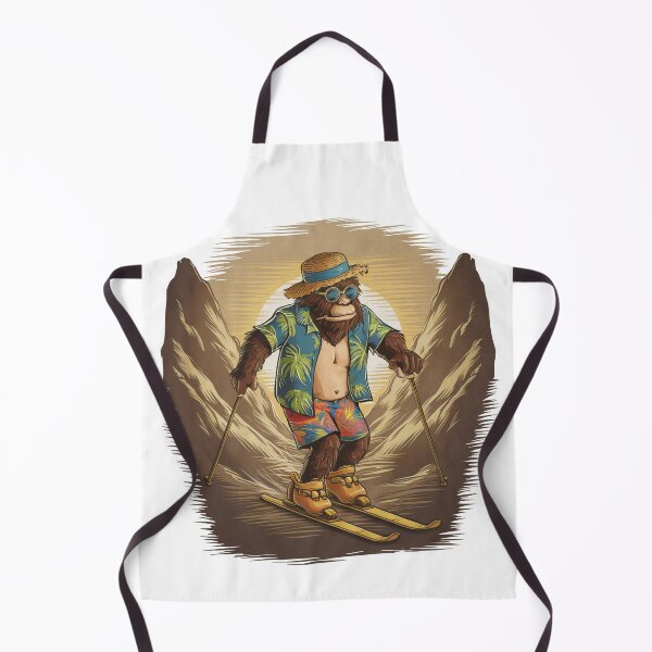 Item preview, Sasquatch on skis designed and sold by TomaszMaternia.