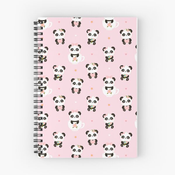 Item preview, cute kawaii panda pattern designed and sold by burbura.