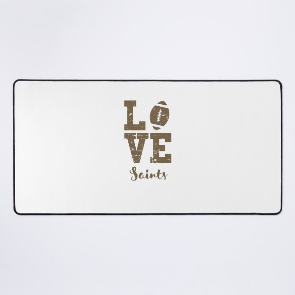 Item preview, Gold Color Football Love Saints designed and sold by IssaraStudio.