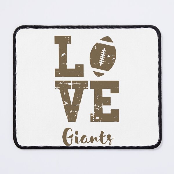 Item preview, Gold Color Football Love Giants designed and sold by IssaraStudio.