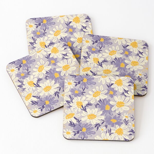 Artikelvorschau, Daisy & Daisy Custom Fabric von xxxlilyluvsy - Moderne bonbonfarbene Farben entworfen und verkauft von amortka.
