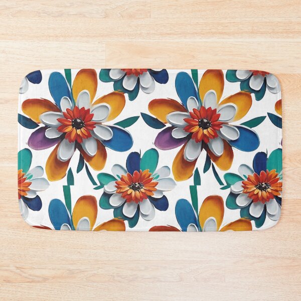 Item preview, rainbow flower watercolor designed and sold by AKRE R.