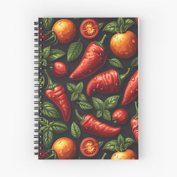 Item preview, Spicy Peppers & Hot Sauce Icon on Dark Background designed and sold by amortka.