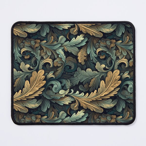Item preview, Steampunk Marine Leaf Pattern Cartoon Style Vector Illustration 4K designed and sold by amortka.