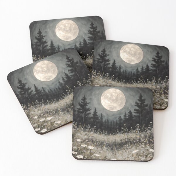 Item preview, Moon over Wildflowers by Hecates Daughter designed and sold by Arwen-Art.