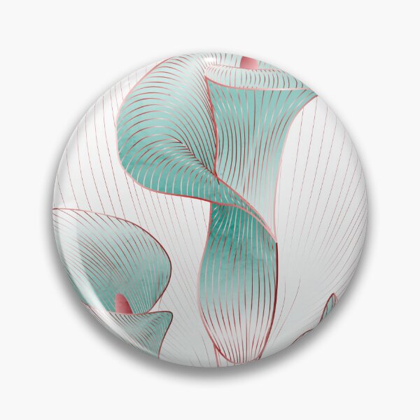 Item preview, Botanical poster with watercolor leaves in art line style for decor, designed and sold by Lovers-Friends.
