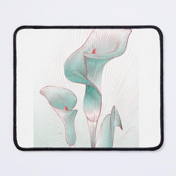 Item preview, Botanical poster with watercolor leaves in art line style for decor, designed and sold by Lovers-Friends.