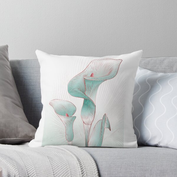 Item preview, Botanical poster with watercolor leaves in art line style for decor, designed and sold by Lovers-Friends.
