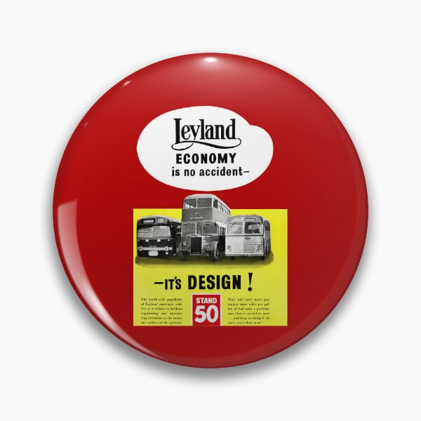 Item preview, LEYLAND BUS - advert designed and sold by ThrowbackAds.