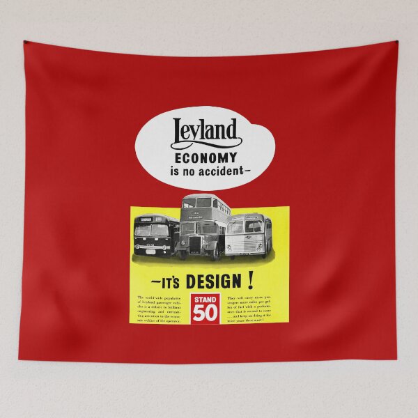 Artikelvorschau, LEYLAND BUS - Anzeige entworfen und verkauft von ThrowbackAds.