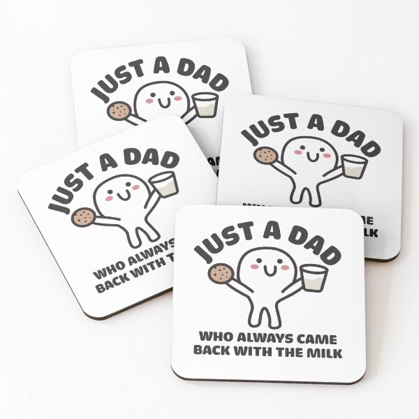 Item preview, Just A Dad Who Always Came Back With The Milk designed and sold by NQArtist.