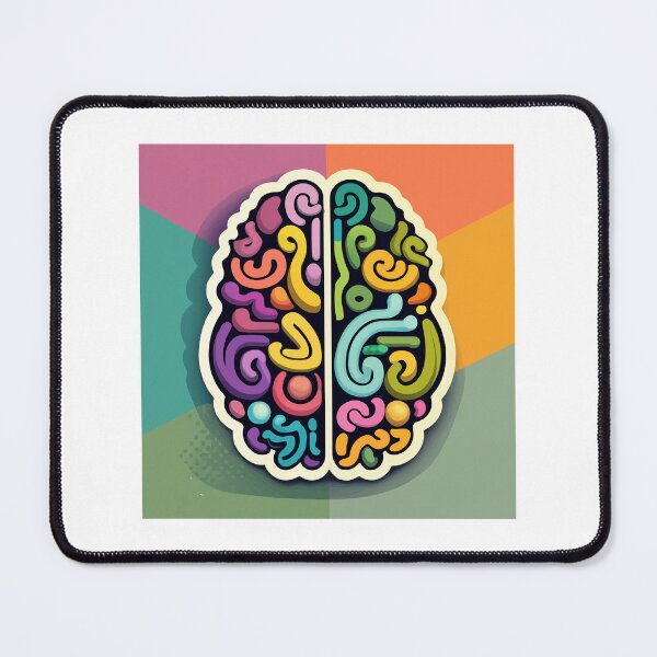 Item preview, Colorful Neural Diversity Brain Illustration designed and sold by NiftyWrx.