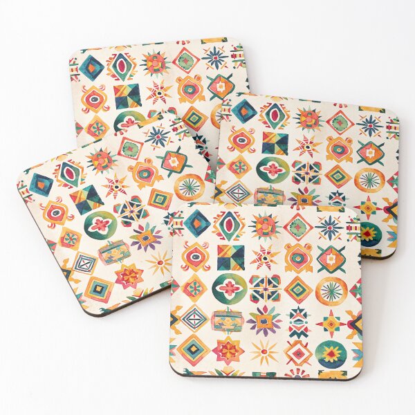 Item preview, Ethnic Motif Watercolor Illustration Artwork designed and sold by amortka.