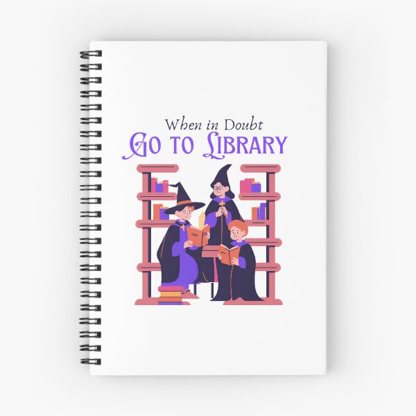 Item preview, When in doubt Go to the Library designed and sold by Store Potterarts.