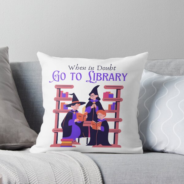 Item preview, When in doubt Go to the Library designed and sold by Store Potterarts.
