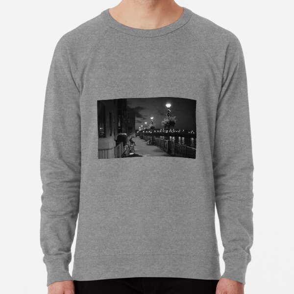 Man on Bench Lightweight Sweatshirt