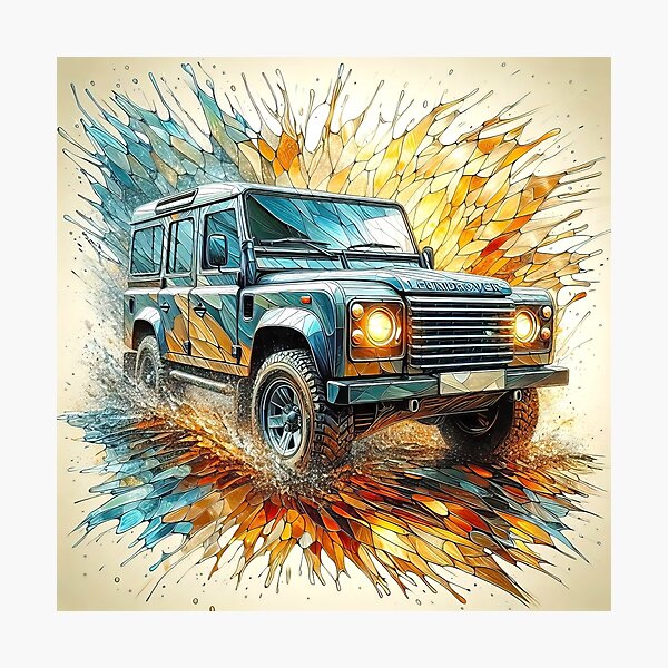 Item preview, Mud Splash Iconic 4x4 Off-Road Classic Car designed and sold by LazioJoe.