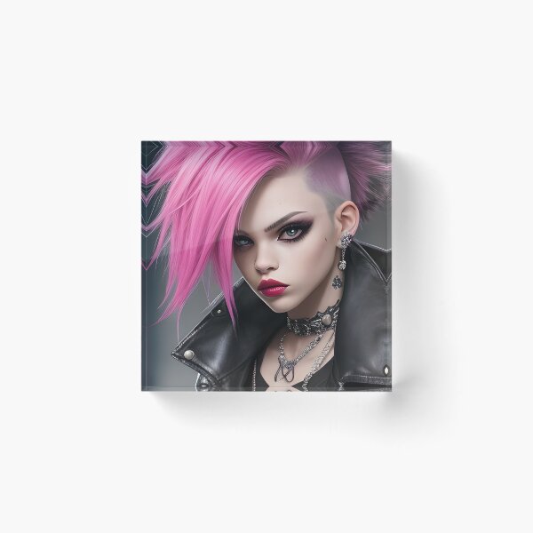 Item preview, Punk Aesthetic Girl Graphic design designed and sold by SoccaTamam.