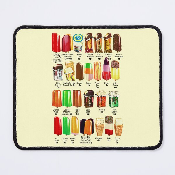 Item preview, ICE CREAM SELECTION OF YESTERYEAR designed and sold by ThrowbackAds.