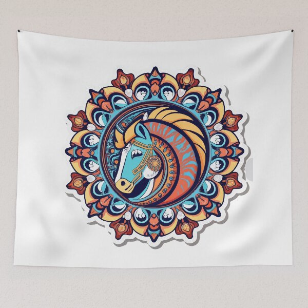 Item preview, Vibrant Mandala Meditation Art designed and sold by NiftyWrx.