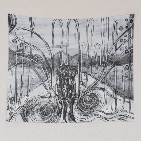 Item preview, Lifeseekers - Variation in Black - White designed and sold by TiramisuArt.