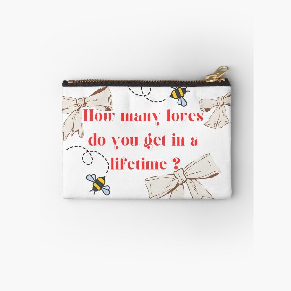 Item preview, Magnolia Parks book quote merch, How many loves do you get in a lifetime ?  designed and sold by Blondiella.
