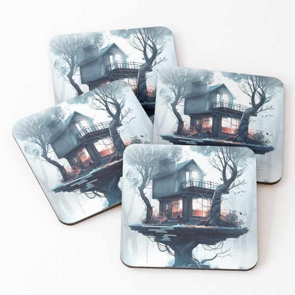 Item preview, Creepy Anime House in the Woods designed and sold by WartonnoArt.