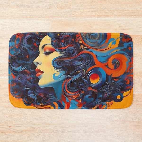 Item preview, Psychedelic Art Woman Portrait designed and sold by SoccaTamam.
