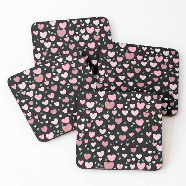 Item preview, pink heart pattern designed and sold by zzzozzo.