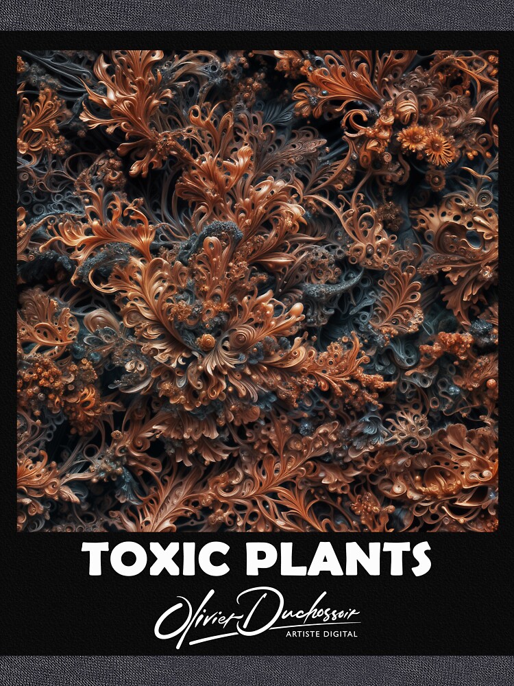 Aperçu 5 sur 5. Sweat à capuche léger avec l'œuvre Toxic plant 79 créée et vendue par oduchossoir.