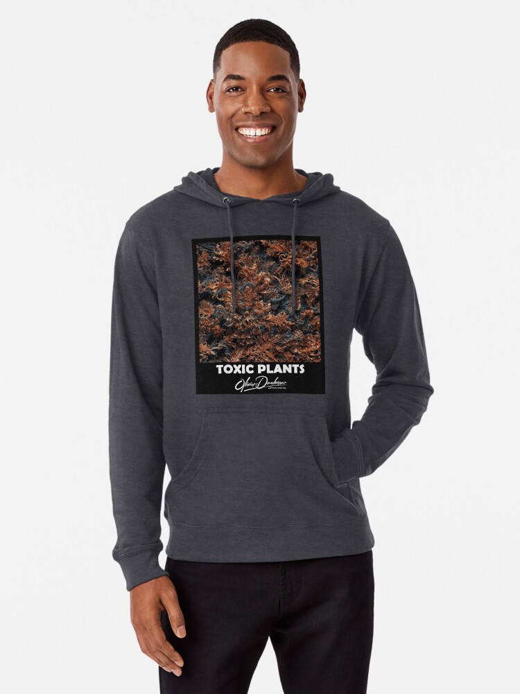 Aperçu 1 sur 5. Sweat à capuche léger avec l'œuvre Toxic plant 79 créée et vendue par oduchossoir.