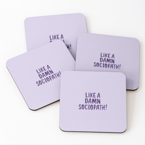 Item preview, Like a damn sociopath designed and sold by Art Aesthetic.
