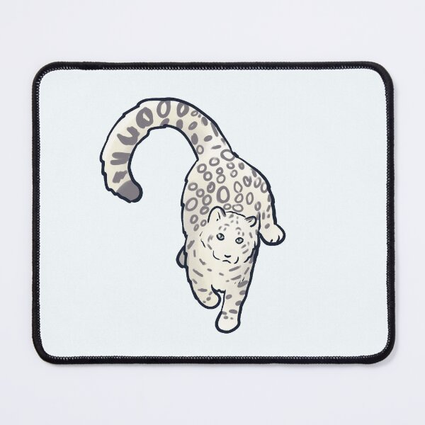 Item preview, snow leopard illustration designed and sold by Artofmayara.