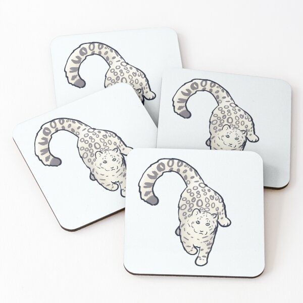 Item preview, snow leopard illustration  designed and sold by Artofmayara.
