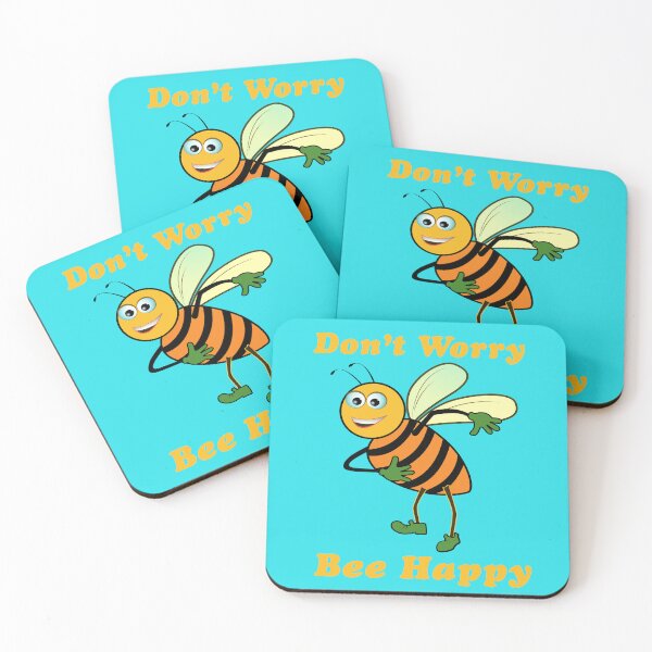 Item preview, HAPPY HONEY BEES FOR YOU GARDENERS AND KIDS, SO DONOT WORRY BEE HAPPY designed and sold by Barbara Jean Photo Art And Design.