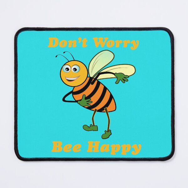 Item preview, HAPPY HONEY BEES FOR YOU GARDENERS AND KIDS, SO DONOT WORRY BEE HAPPY designed and sold by Barbara Jean Photo Art And Design.
