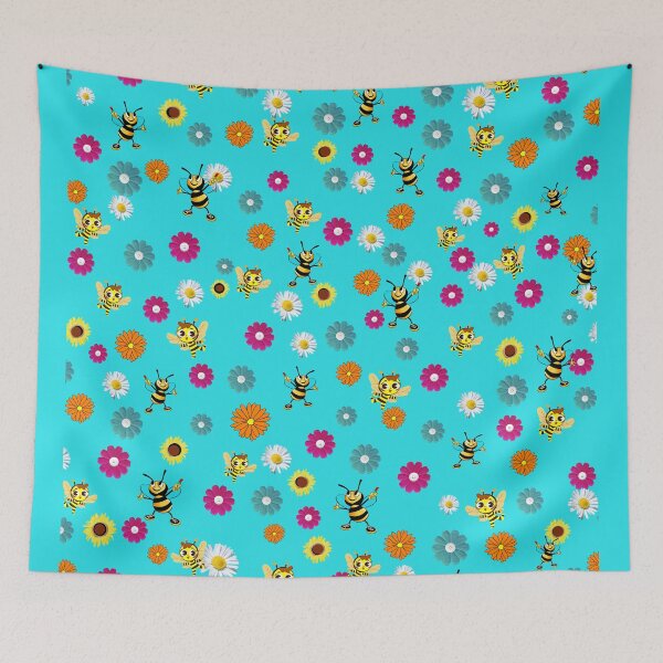 Item preview, HAPPY HONEY BEES FOR YOU GARDENERS AND KIDS, SO DONOT WORRY BEE HAPPY designed and sold by Barbara Jean Photo Art And Design.
