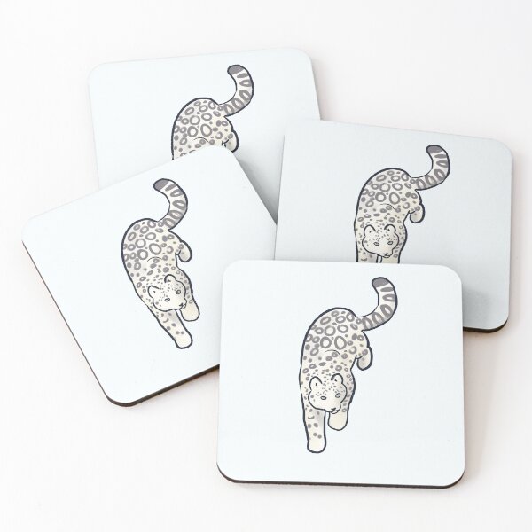 Item preview, Cute snow leopard illustration  designed and sold by Artofmayara.