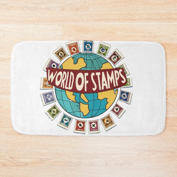 Item preview, World of Stamps - International Stamp Collector Design designed and sold by NiftyWrx.