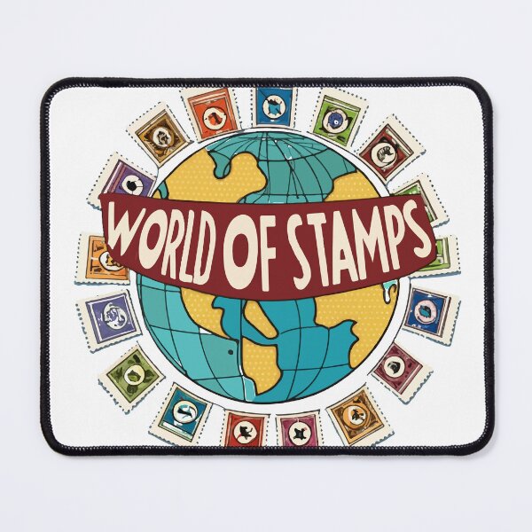 Item preview, World of Stamps - International Stamp Collector Design designed and sold by NiftyWrx.