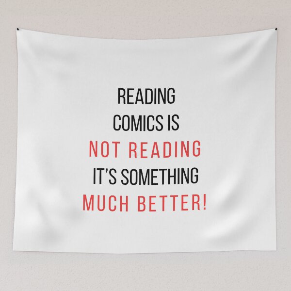 Item preview, Reading Comics Is Not Reading, It's Something Much Better! - Funny Gift For Comics Fans designed and sold by ArtYourStyle.