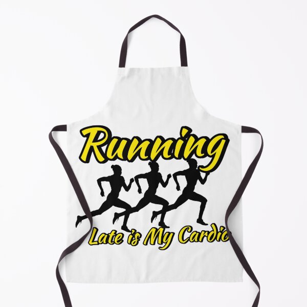 Item preview, Running Late is My Cardio - Humorous Workout Quote designed and sold by Diwakar-Designs.