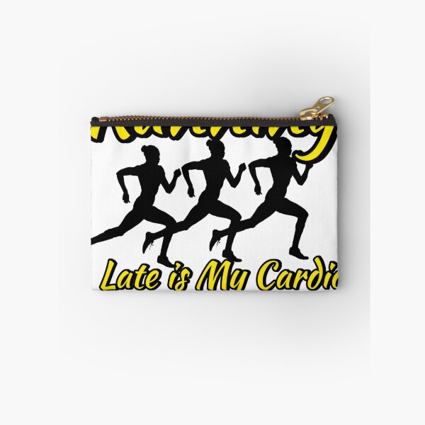 Item preview, Running Late is My Cardio - Humorous Workout Quote designed and sold by Diwakar-Designs.