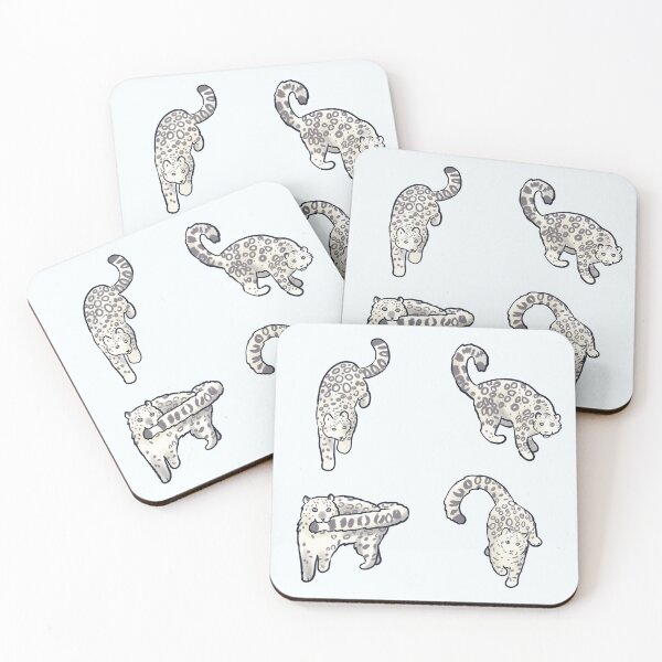 Item preview, snow leopard pack designed and sold by Artofmayara.