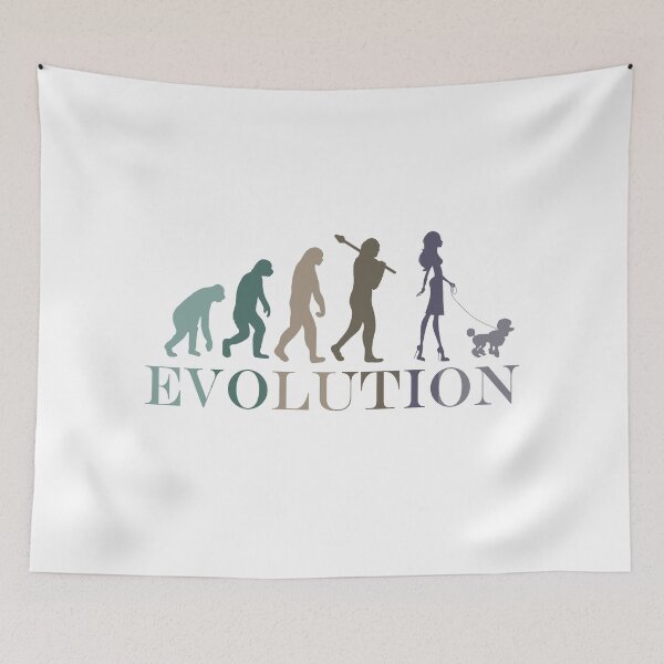 Item preview, Woman Evolution Poodle  designed and sold by hemp3x.