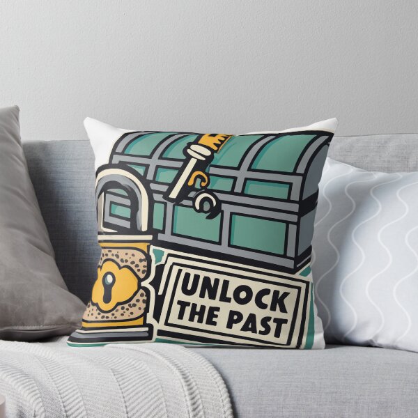 Item preview, Unlock the Past - Vintage Stamp Treasure Chest Design designed and sold by NiftyWrx.
