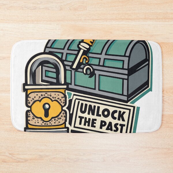 Item preview, Unlock the Past - Vintage Stamp Treasure Chest Design designed and sold by NiftyWrx.
