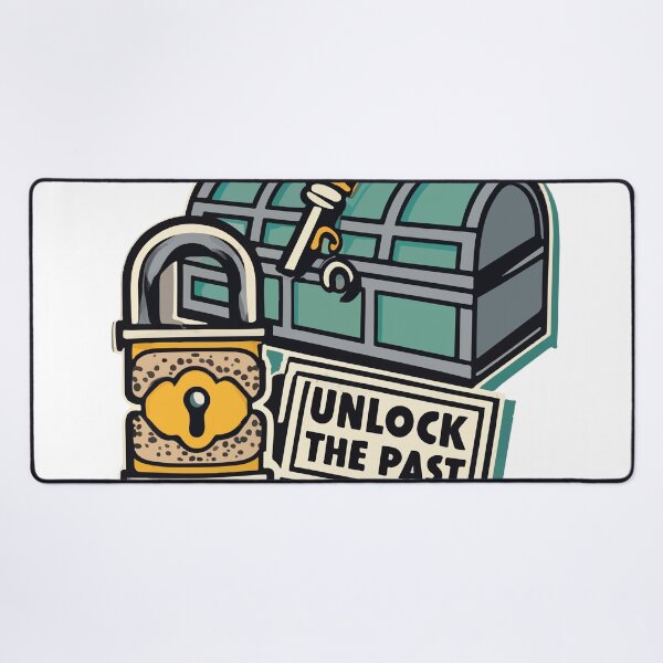 Item preview, Unlock the Past - Vintage Stamp Treasure Chest Design designed and sold by NiftyWrx.