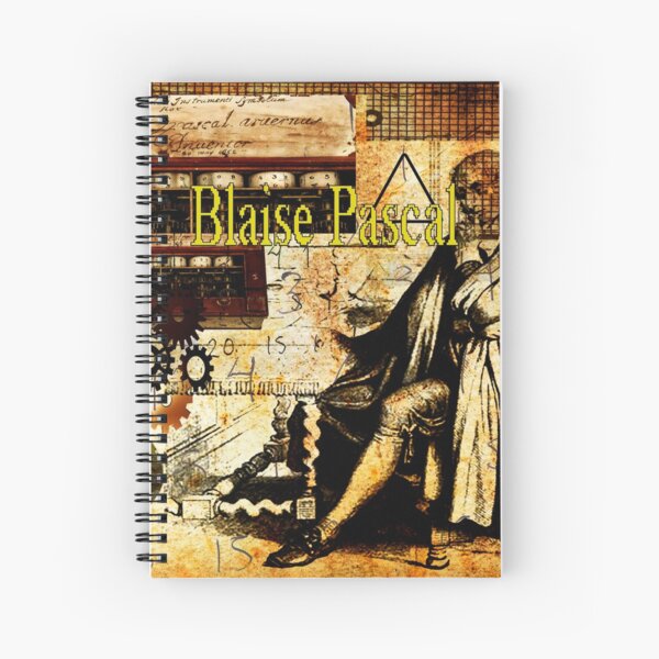 Blaise Pascal Spiral Notebook