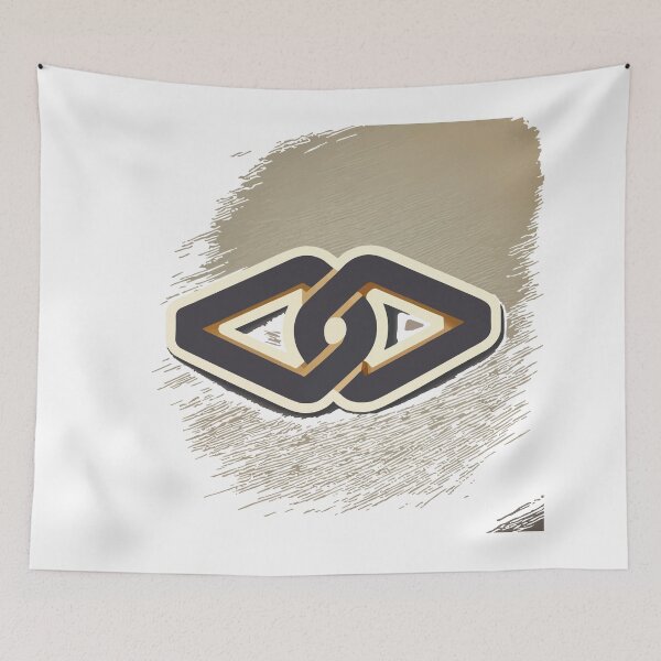 Item preview, Black & Gold Interlocking Steel Beam Design designed and sold by NiftyWrx.